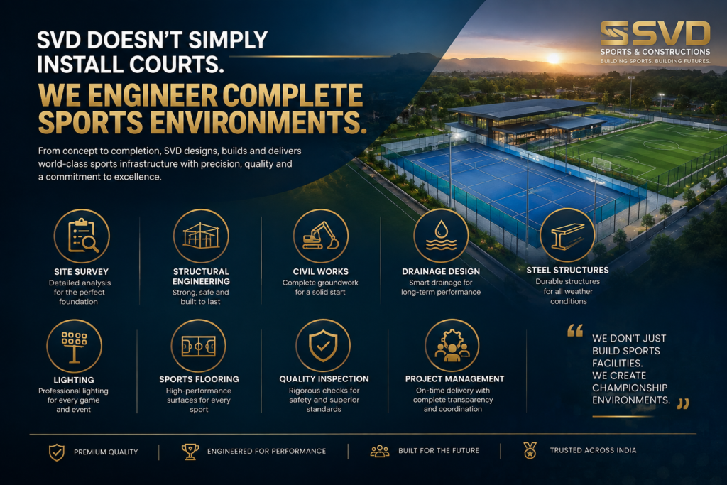 Sports Construction by SVD Sports & Constructions