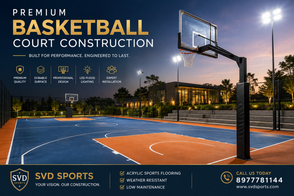 Basketball Court Construction